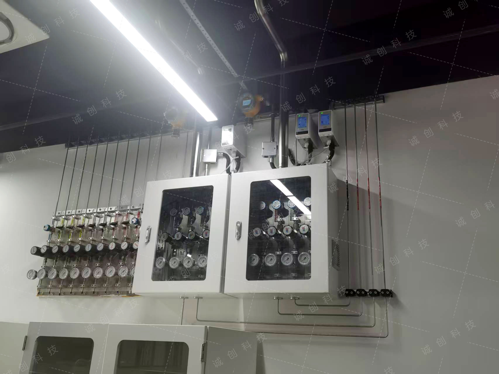 实验室内气路情况2