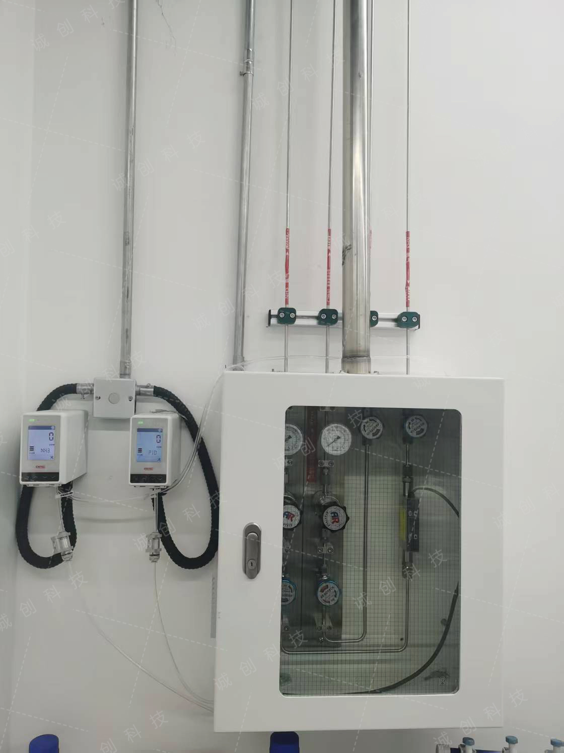 实验室二级减压面板和泵吸式探头