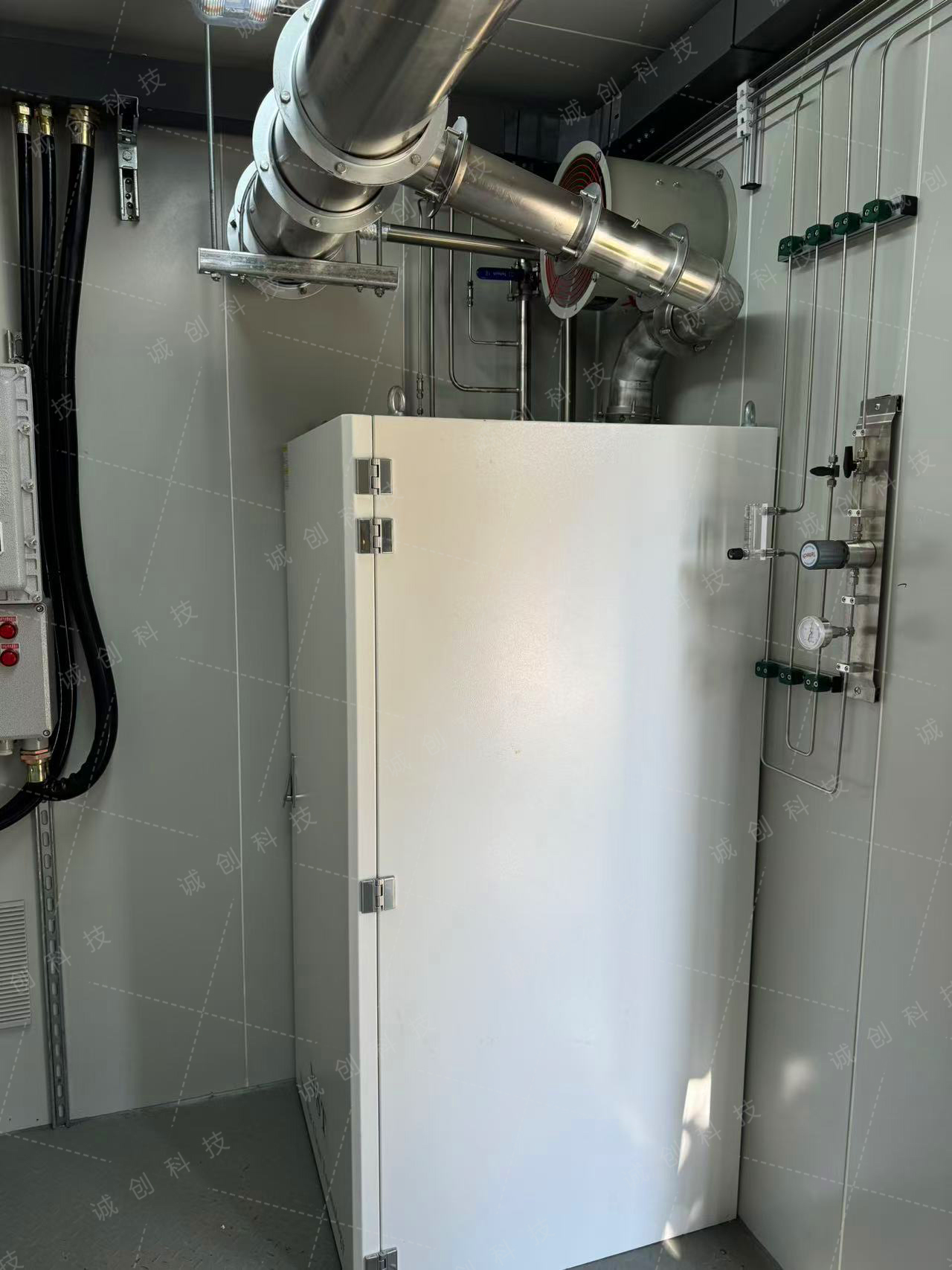 毒腐移动气站中的尾气处理器